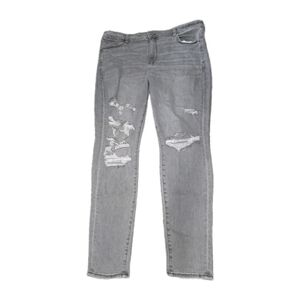 American Eagle Outfitters Light Gray Denim